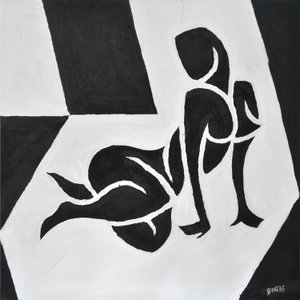 Lygia Nº 3, 2014 (öljy kankaalle) tekijältä Guilherme Pontes