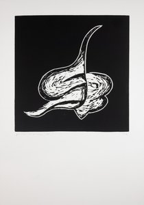 Makaava, 2019 (linoleikkaus) tekijältä Guilherme Pontes