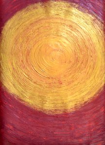 Set the controls to the heart of the Sun, 2014 (akryyli paperille) tekijältä Guilherme Pontes