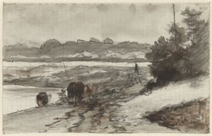 Maisema tekijältä Guillaume Anne van der Brugghen
