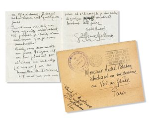 Kirje Andre Bretonille, 1918 tekijältä Guillaume Apollinaire