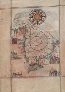 Biskajanlahti Guillaume Brousconin (1540-1560) atlaksessa. tekijältä Guillaume Brouscon