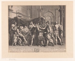 Germanicus kuolinvuoteellaan tekijältä Guillaume Chasteau