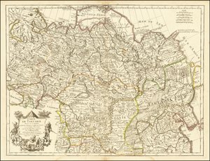 1706 kartta - Tartarian kartta tekijältä Guillaume Delisle