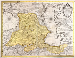 Georgia, Armenia, Azerbaidžan, Itä-Turkki, Iranin pohjoisosa. tekijältä Guillaume Delisle