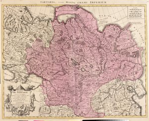 Tartarian kartta (Keski-Aasia, Siperia, Turkestan, Mongolia ja Mantsuria) (etsaus