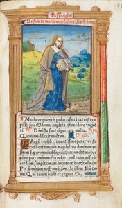Painettu tuntikirja (Rooman käytössä): fol. 109r, Maria Magdaleena. tekijältä Guillaume Le Rouge