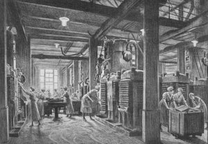 Moderni öljysiementen murskauslaitos, c1918, 1918 tekijältä Gunning King