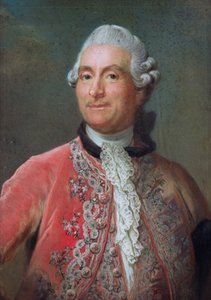 Charles Gravier (1719-87) Vergennesin kreivi, 1771-74 (pastelli paperille)