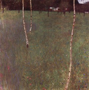 Bauernhaus mit Birken tekijältä Gustav Klimt