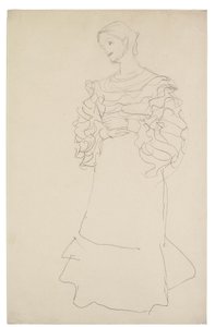 Bildnis Magda Mautner-Markhofin tutkimus tekijältä Gustav Klimt