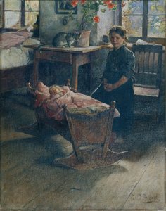 kehdossa tekijältä Gustav Adolf Hessl