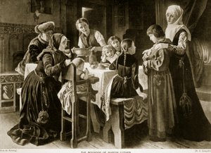 Martin Lutherin lapsuus, kuvitus teoksesta "Hutchinson