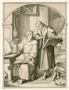Martin Luther ja Philipp Melanchthon (Philippe, Philippus Melanchthon tekijältä Gustav Ferdinand Leopold Konig