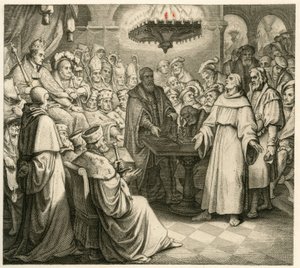Martti Luther keisari Kaarlen edessä, hänen veljensä Ferdinand tekijältä Gustav Ferdinand Leopold Konig