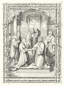 Martin Lutherin avioliitto Katharina von Boran kanssa tekijältä Gustav Ferdinand Leopold Konig