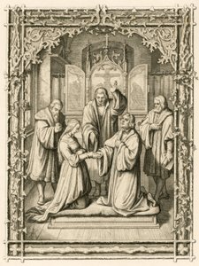 Häät Martin Luther ja Katharina von Bora (Catherine de Bore tekijältä Gustav Ferdinand Leopold Konig