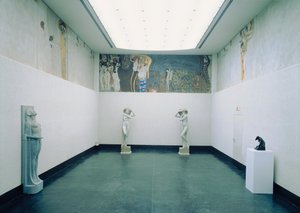 Beethovenin friisi: Onnen kaipuu - perustuu Richard Wagnerin tulkintaan Ludwig van Beethovenin sinfoniasta nro IX. tekijältä Gustav Klimt