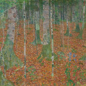 Koivumetsä tekijältä Gustav Klimt