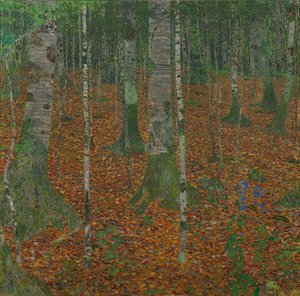 Koivumetsä, 1903. tekijältä Gustav Klimt