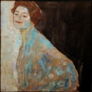 Damenbildnis in Weiß tekijältä Gustav Klimt