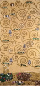Suunnittelu stoclet-friisille. Yksityiskohta. 1905/09 tekijältä Gustav Klimt