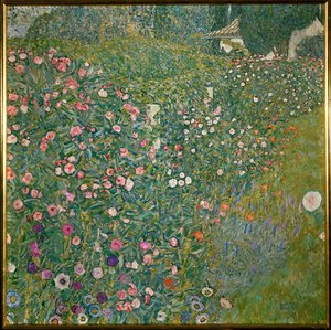 Italian puutarha maisema tekijältä Gustav Klimt
