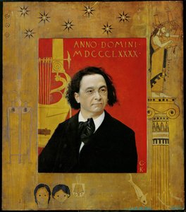 Joseph Pembauer, pianisti ja pianonsoitonopettaja tekijältä Gustav Klimt