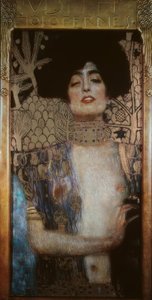 Judith mukana Haupt des Holofernes tekijältä Gustav Klimt