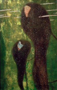 Merenneitoja (hopeakaloja) tekijältä Gustav Klimt