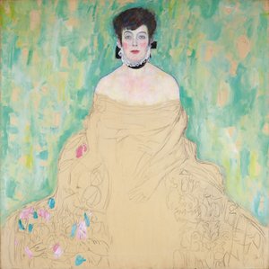 Portrait of Amalie Zuckerkandl , 1916-1918.  tekijältä Gustav Klimt
