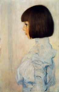 Helene Klimtin muotokuva, 1898 tekijältä Gustav Klimt