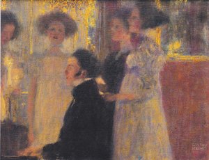 Schubert pianolla I tekijältä Gustav Klimt