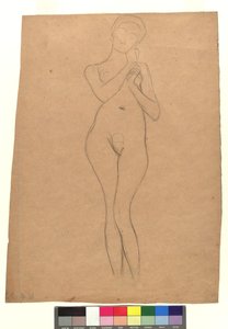 Stehender weiblicher Akt tekijältä Gustav Klimt