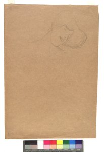 Studie eines weiblichen Kopfes tekijältä Gustav Klimt