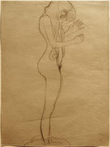 Opiskelu runoutta varten Beethovenin friisissä tekijältä Gustav Klimt