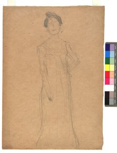 Studie zu einem Damenporträt tekijältä Gustav Klimt