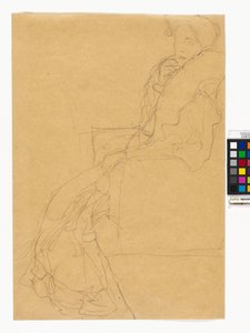 Studie zum Bildnis Fritza Riedler tekijältä Gustav Klimt