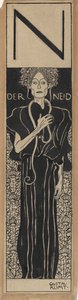 Kateus, 1898. tekijältä Gustav Klimt