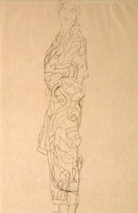 Nainen kimonossa tekijältä Gustav Klimt