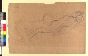 Zwei Frauenakte tekijältä Gustav Klimt