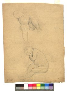 Zwei Studien zu Kinderakten tekijältä Gustav Klimt