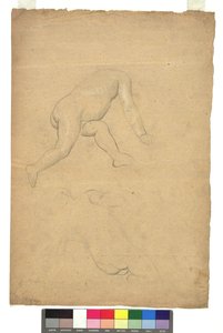 Zwei Studien zu nackten Kinderkörpern tekijältä Gustav Klimt
