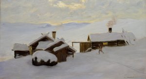 Sjodalen (öljy kankaalle) tekijältä Gustav Wentzel