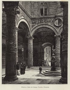 Italia - Palazzo Vecchion sisäpiha, Firenze