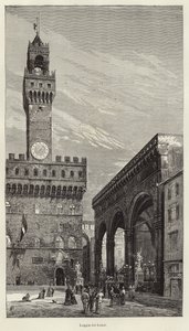 Loggia dei Lanzi tekijältä Gustave Bauernfeind