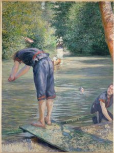 Uimarit tekijältä Gustave Caillebotte
