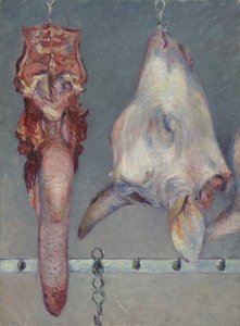 Vasikan pää ja härän kieli, n. 1882 tekijältä Gustave Caillebotte