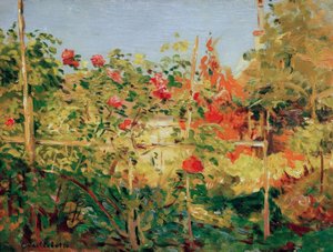 Jardin à Trouville tekijältä Gustave Caillebotte
