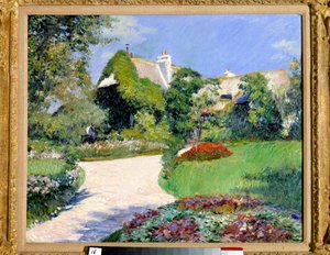 Mökki, Trouville tekijältä Gustave Caillebotte